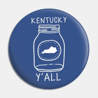 Kentucky Y'all Sweet Tea Jar Pin