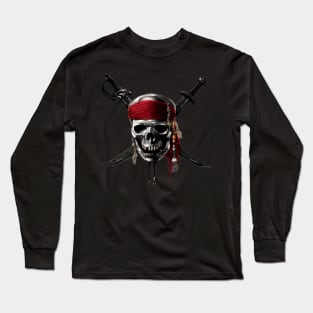 Black Camo USA Flag Pirate Ship Long Sleeve Performance Shirt - Made i –  Tops & Tails Boutique