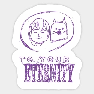 chibi Fushi - to your eternity - To Your Eternity - Sticker