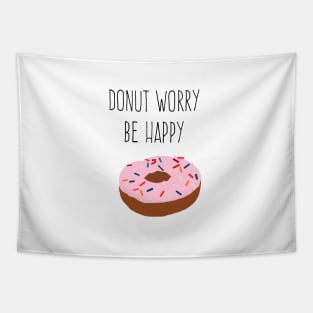 donut worry be happy Tapestry