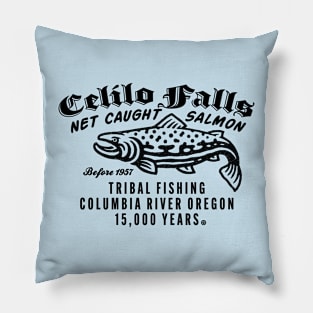Celilo Falls Fishing Pillow