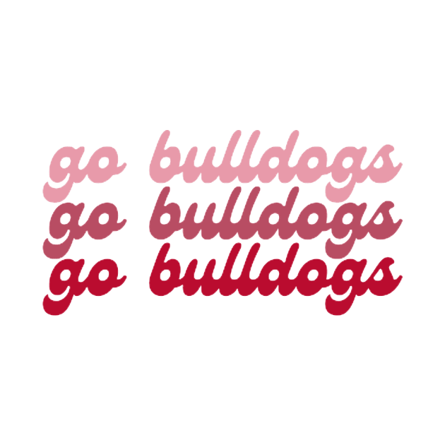 go bulldogs gradient by opptop