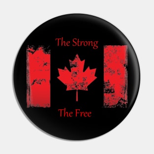 True North Strong And Free Pin