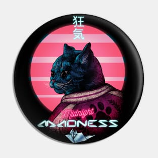 Midnight Madness - Wee Hour Hyperactive Cat Pin