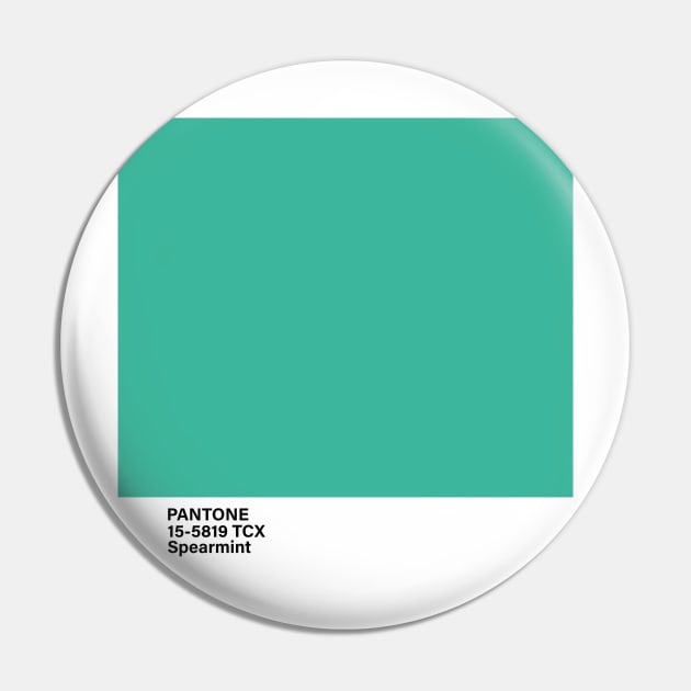 pantone 15-5819 TCX Spearmint Pin by princessmi-com