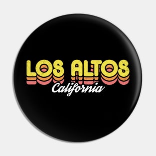 Retro Los Altos California Pin