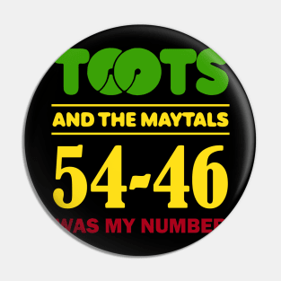 TOOTS AND THE MAYTALS Pin