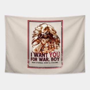 I Want YOU for WAR, BOY (dark colors) Tapestry