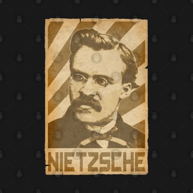 Friedrich Nietzsche Retro Propaganda by Nerd_art