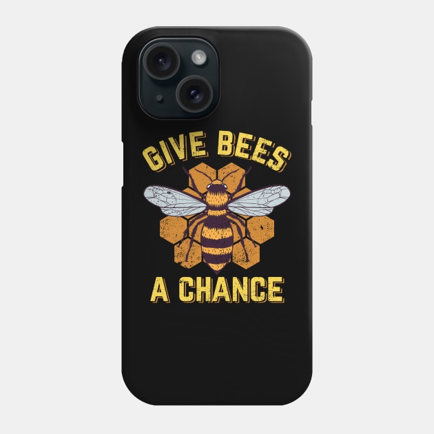 Give Bees A Chance Phone Case by Dolde08