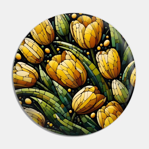 Tulip Flower Pin by Jenni Arts