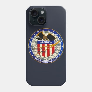 Apollo 16 Vintage Insignia Phone Case