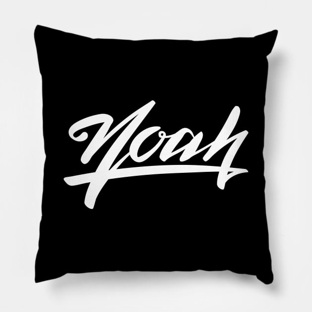 Noah Name Pillow by ProjectX23Red