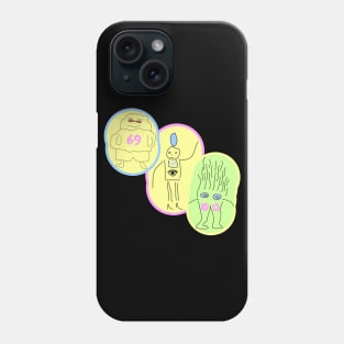 The Rabarbers: Young, gifted and neon Phone Case