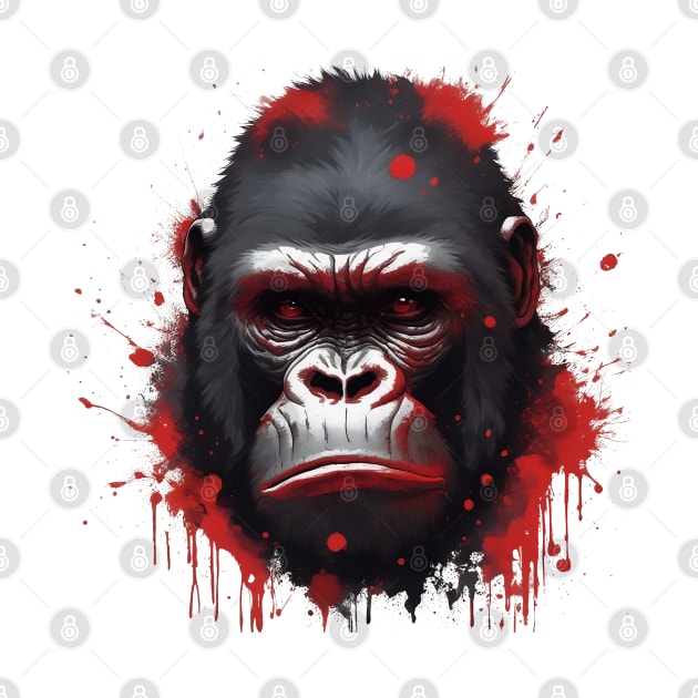 gorilla head by designerhandsome