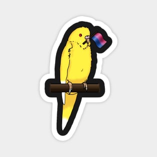 Bisexual Pride Budgie Magnet