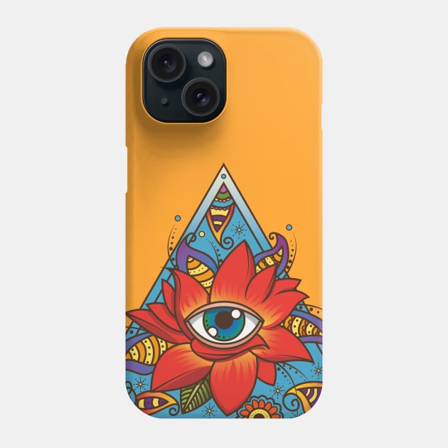 Illuminati Mandala Art Phone Case by ArtMoore98