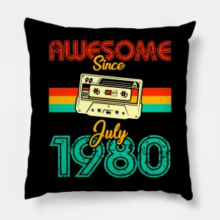 Awesome since July 1980 Pillow