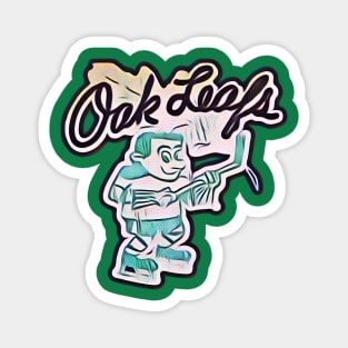 Des Moines Oak Leafs Hockey Magnet