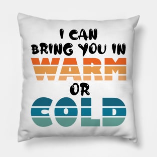 i can bring you in warm or cold Pillow