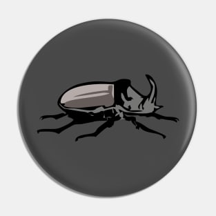 Rhinoceros beetle (Oryctes nasicornis) Pin