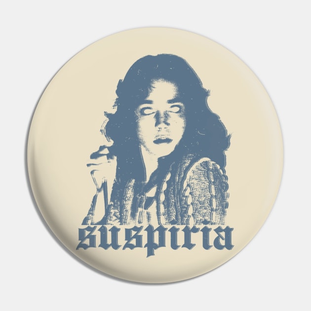 Suspiria Blue Vintage Pin by Campfire Classic