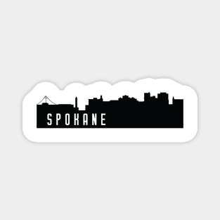 Spokane City Silhouette Magnet