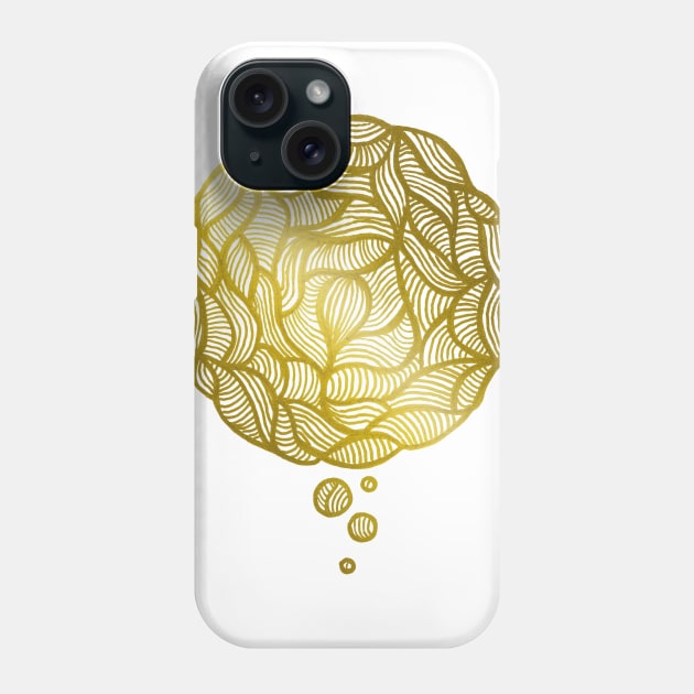 Rope in Gold Phone Case by AnthonyHore