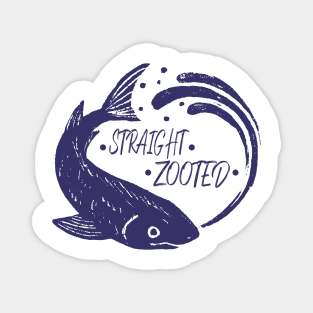 Straight Zooted Fish #3 Magnet