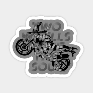 Motorcycle vector Magnet