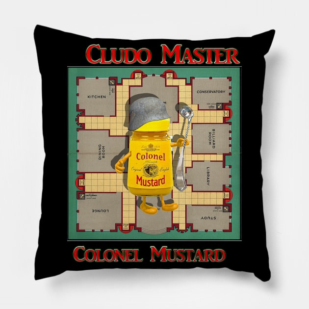 Cludo Master Colonel Mustard Pillow by madone