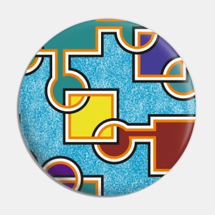 Colorful geometric background Pin