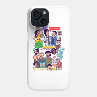 Sholay - cartoon doodle Phone Case