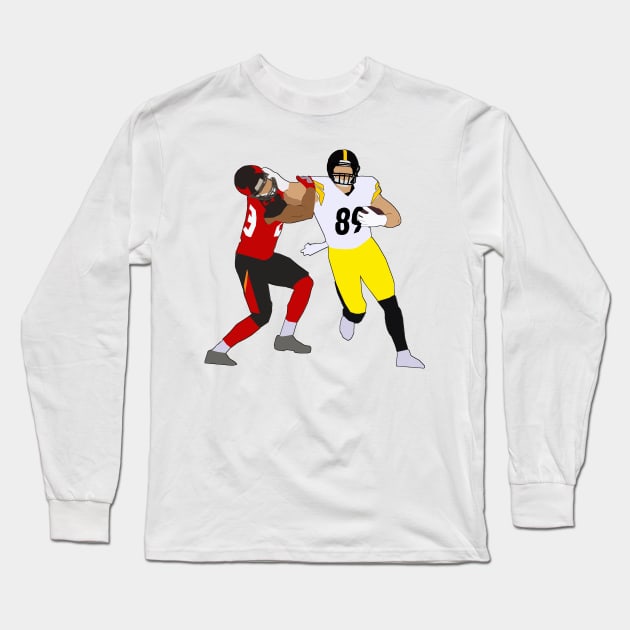 Vance McDonald Stiff Arm - Pittsburgh Steelers Long Sleeve T-Shirt