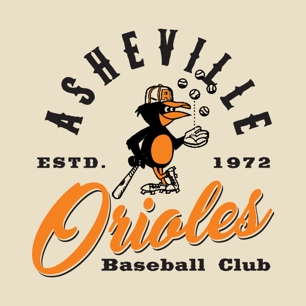 Asheville Orioles by MindsparkCreative