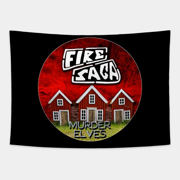 Fire Saga - Murder Elves Tapestry by Forsakendusk