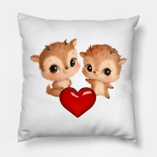 cuties in love Pillow