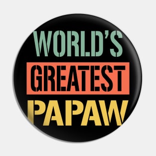 worlds greatest papaw Pin