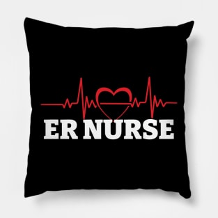 Love ER Nurse Pillow