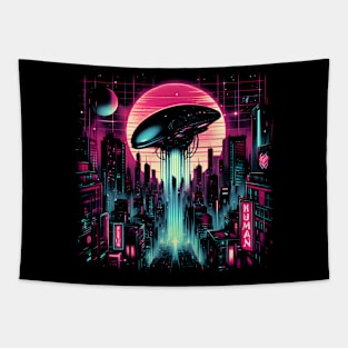 Cosmic City Encounter Tapestry