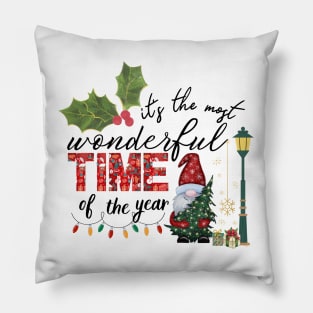 christmas - wonderful time of the year Pillow