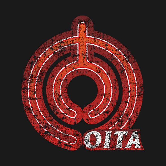 Oita Prefecture Japanese Symbol Distressed by PsychicCat