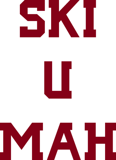 Ski-U-Mah Kids T-Shirt by StadiumSquad