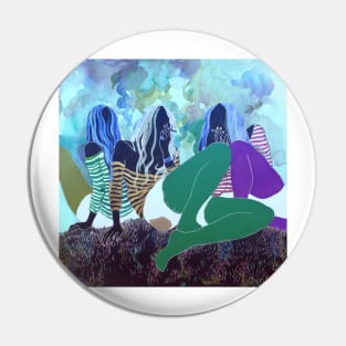 Three girls smoking Pin