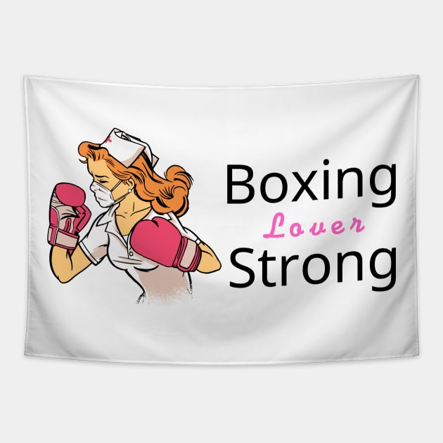 Nurses boxing T-shirt Tapestry by PowerShopDesign