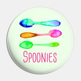 Spoonies Pin