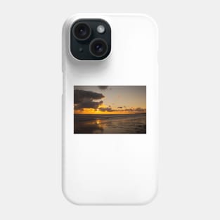 Winter sunrise off the coast of Northumberland Phone Case