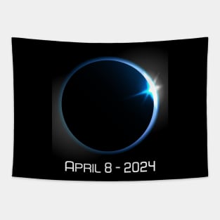 April 8 2024 totality Sun Eclipse Tapestry