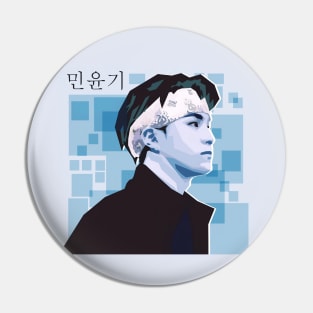 Swag Suga BTS Fanart Pin