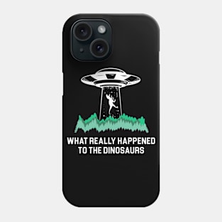 Aliens Abducting Dinosaurs Phone Case